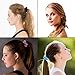 WATINC 60Pcs Colorful Velvet Hair Scrunchies Set Elastic Hair Bobbles for Ponytail Holder Strong Hold Hair Accessories Ropes Scrunchie for Women Solid Color Traceless Hair Bands