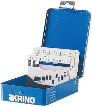 Caja brocas helicoidal metal PZ.19 vacía Krino [Krino ...