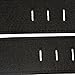 Tooluu Stainless Steel Leg Spreader Bar with Adjustable Leather Ankle Shackle Cuffs Bondage (Black + Blindfold)