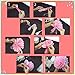 Fonder Mols Tissue Paper Pom Poms Flowers (Mint Lavender,16pcs) for Mermaid Under The Sea themed Birthday Baby Shower Hanging Decorations