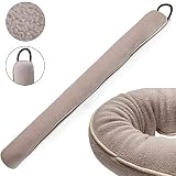 Home Intuition 3-Feet Draft Stopper Cloth Seal Weather Stop, Beige