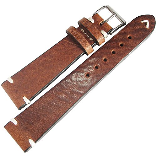 Fluco Hunter 20mm Tobacco Leather Watch Strap