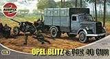 Airfix A02315 1:76 Scale Opel Blitz and Pak 40 Military Vehicles Classic Kit Series 2