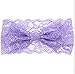 IMagicoo 8 PCS Baby Girl's Beautiful Soft Lace Turban Headbands Head Wrap Knotted Hair Band Mixed Color (1)