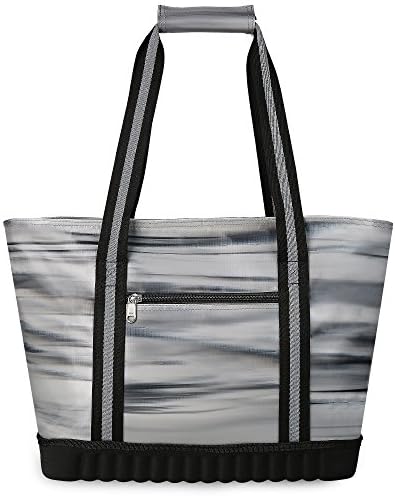 CTOTENICE Soft Cooler Bag Insulated Picnic Basket Collapsible Cooler Tote Thermal with Hard Mode Base(Abstract)