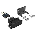 Erich Jaeger Road Tough™ 4-Way Flat Trailer Connector with Snap Self-Closing Lid Cover Heavy-Duty 12V 4-pin Trailer Tow Wire Harness Socket Kit with 7.8" Wires with WeatherLock™