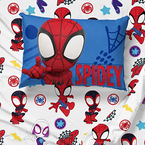 Marvel Spidey and His Amazing Friends Team Spidey 5 Piece Twin Size Bed Set Includes Comforter