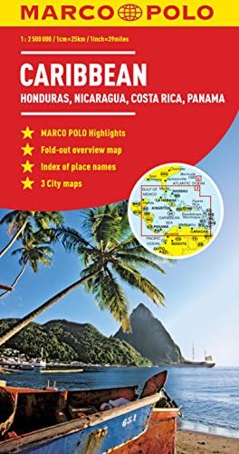 Caribbean Marco Polo Map (Marco Polo Maps)