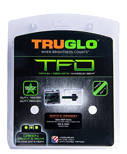 TRUGLO TFO Handgun Sight Set - S&W M&P