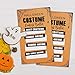 ORIENTAL CHERRY Halloween Party Supplies - Costume Contest Ballot Box & 50 Voting Cards - Fun Decorations for Home Indoor Office - Party Games for Kids