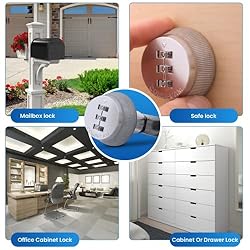 Combi-Cam Combinated Lock 7850R - Large Chrome Cam
