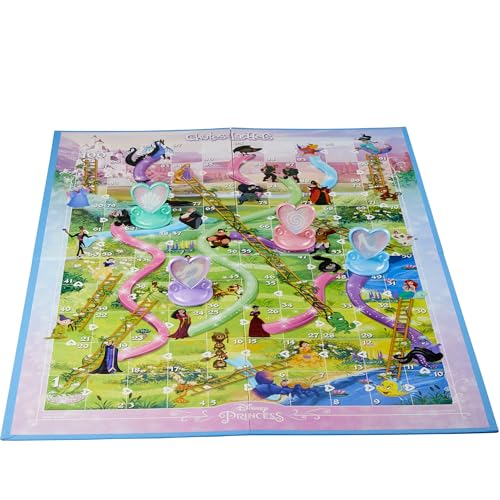 Hasbro Gaming Chutes and Ladders Disney Princess Edition Board Game