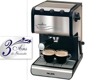 Palson Arabica, Negro, Acero inoxidable, 850 W - Máquina de café :  Amazon.es: Hogar y cocina