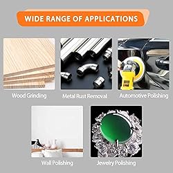 100PCS 5 Inch 8 Hole Hook and Loop Sanding Discs