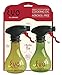 Evo Oil Sprayer Bottle, Non-Aerosol for Olive Oil and Cooking Oils, 8-ounce Capacity, Set of 2 primary