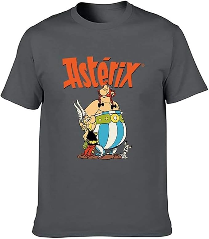 Asterix Asterix & Obelix T-Shirt - Black - One size: Amazon.co.uk: Clothing