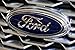 FORD 7 Inch Front Grille Tailgate Emblem, 3D Oval 3M Double Side Adhesive Tape Sticker Badge for Ford Escape Excursion Expedition Freestyle F-150 F-250 F350 (Blue)