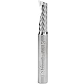 Amana Tool - 51377 Solid Carbide CNC Spiral 'O' Single Flute, Aluminum Cutting 1/4 Dia x 3
