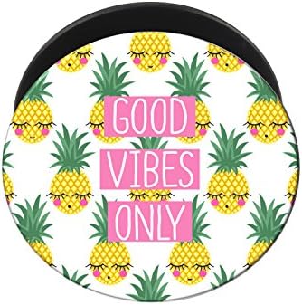 Smart Phone Expanding Stand and Grip - Cell Phone accessories (Galaxy S7, S7 Edge, iPhone SE / 6 / 6+ /6S / 7 /7+) and tablet devices (Amazon Fire, iPad / IPad Mini (Pineapple Vibes)