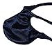 JAXFSTK Men's Silky Thongs String Bulge Pouch Shiny T-back Guys Underwear Mini Bikini Pants Blue XL