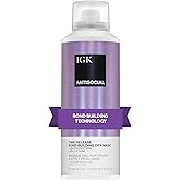 IGK Antisocial Bond-Building Dry Hair Mask, overnight dry hair mask for damaged hair, revive healthy hair, hair treatment, product for hair breakage, vegan protein treatment 5 Oz