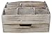 Executive Office Solutions Vintage Rustic Wooden Office Desk Organizer & Mail Rack for Desktop, Tabletop, or Counter - Distressed Torched Wood-Store Supplies, Desk Accessories, Mail – Barnwood (WO3B)