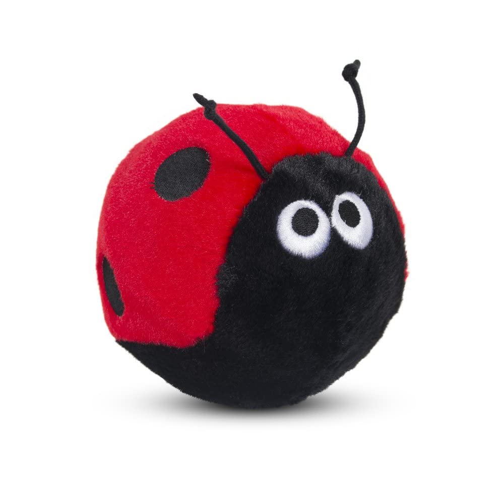 Surrey Feed Ladybird Squeaky Dog Ball (10cm)