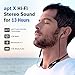 Mpow A4 Bluetooth Headphones 13-Hrs Playtime, Bluetooth Neckband Headphones aptX Stereo & CVC 6.0 Noise Cancelling Mic, Wireless Sports Earbuds Magnetic