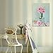 Flower Artwork Bathroom Wall Art 1 Panels Modern vase of Flowers Bathroom Bedroom Kitchen Home Wall Decor Canvas Print Pictures Perfume Vase Flower Arrangement Pink ad White Flower 12