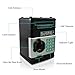 Safe Coin Bank For Kids - Authentic ATM Money Saver Keeps Cash, Toys, and Jewelry Inside Safe Inside - Auto Insert Bills and Electronic Password - Cool Piggy Bank Makes A Great Birthday Gift