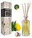 Urban Naturals Lemon Verbena Reed Diffuser Set with Reed Sticks | Tart, Citrus with fruity notes of Bergamot & Greens | A Cheerful Gift Idea | Made in The USA