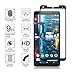 (Black) - Google Pixel 2 XL Screen Protector,EcoPestuGo - [Scratch-Prevention][Case Friendly] [Easy Application] Anti-Bubble Tempered Glass Screen Protector for Google Pixel 2 XL [2 Pack]