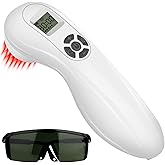 Portable Handheld Cold Laser Therapy Device for Humans & Dogs, Red Light Therapy for Body Pain Relief,with Pulse Function(808nm&650nm)