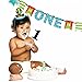 Monster Bash - 1st Birthday Boy or Girl Smash Cake Kit - High Chair Decorations