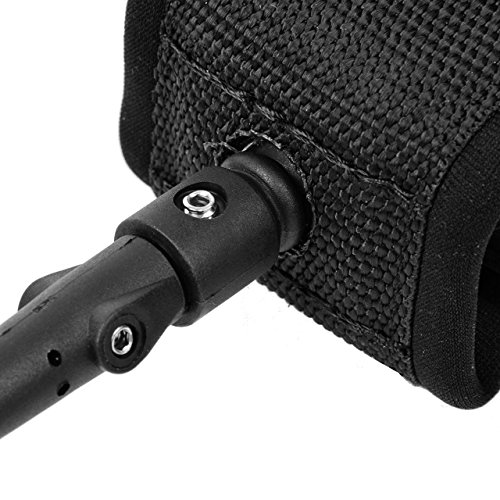 Forestfish 10 Feet SUP Board Leash with Double Swivels TPU Leash Stand Up Paddle Board with 7mm Cord Anti-Rust and Supper Soft Ankel Strap for Surf Board, Stand Up Paddle Board Rope,Black - Thumbnail 6