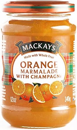 MacKays Orange Marmalade with Champagne 12 oz each (2 Items Per Order, not per case)
