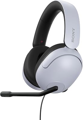 INZONE H3 | Cuffie Gaming, 360 Spatial Sound per Gaming, software Inzone Hub - Bianco Nero