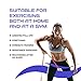 Victorem Pull Up Assistance Bands - Set of 5 - Power Resistance Bands for Stretching, Strengthening, Therapy, Upper and Lower Body Exercises - with 5 Mini Loop Bands - Bright Color Set