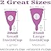 New Year Sale: InvisiCup Complete Menstrual Cup Kit with 2 Cups & Silicone Wash Bottle