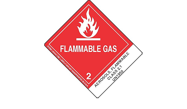 Gc Labels L304p3006 Aerosols Flammable Class 2 1 Un1950 Roll Of 500 Labels Amazon Com Industrial Scientific