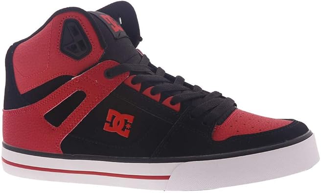 red dc high tops
