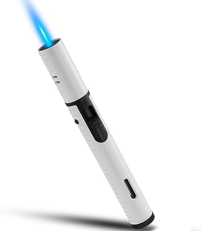 Futlidys Jet Lighter 7.0 Inch Windproof Gas Lighter with Flame Locking Function