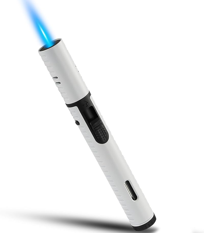 Futlidys Jet Lighter 7.0 Inch Windproof Gas Lighter with Flame Locking Function
