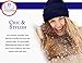 Blueberry Uniforms Navy Merino Wool Beanie Hat -Soft Winter and Activewear Watch Cap