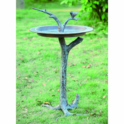 SPI Home 33303 Bird and Twig Sundial/Birdbath