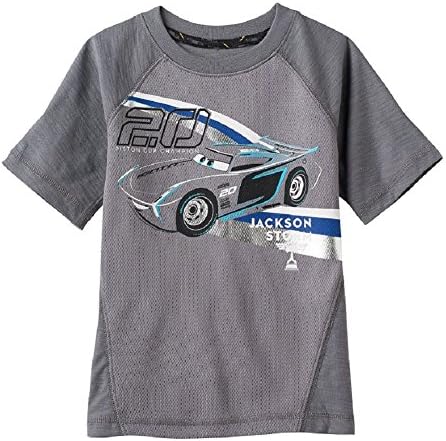 Cars 3 T Shirt for Boys Jackson Storm 20 Graphic Tee Shirt (4T)