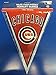 Chicago Cubs MLB Red & Blue Plastic Pennant Banner - 12' (Pack Of 1) - Perfect For Game Day & Baseball Fans