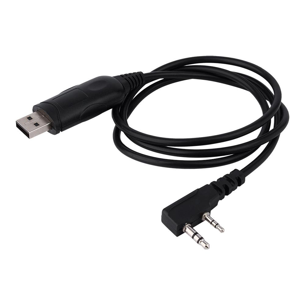 USB Two Way Programming Cable For UV-5R 3R Plus UV89 Wanhua Radio Walkie Talkie 1 Meter(3ft) Lead With Driver CD