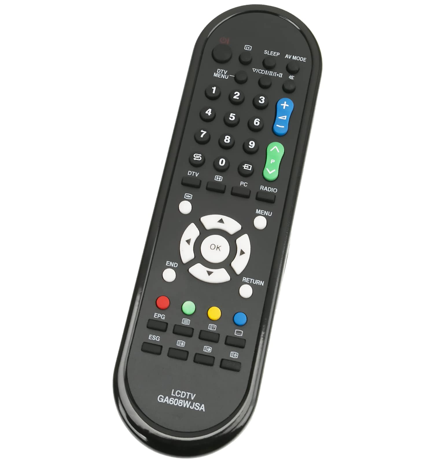 VINABTY Replacement Remote Control Fit for Sharp LCD TV LC-32FH500E LC-32FH510E LC-32FH500E LC-32FH500S LC-32FB500E LC-32FB500S LC-32FH510E GA608WJSA