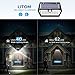 LITOM Solar Lights Outdoor, 40 LED Wireless Wide Angle Motion Sensor Light, IP65 Waterproof Security Solar Light, Three Working Modes for Front Door, Yard, Garage, Deck, Porch, Shed, Walkway (2 Pack)